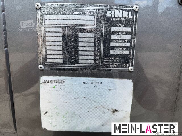 Pusli lopu puspiekabe Finkl 3 + 4 Stock/ Hubdach / Rampe / Tränke/Funk