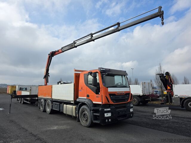 Automobilis ar plakanu platformu IVECO Stralis 460 6x2 Lenk&Lift Axe PK 18002