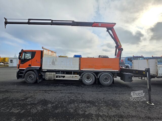 Automobilis ar plakanu platformu IVECO Stralis 460 6x2 Lenk&Lift Axe PK 18002