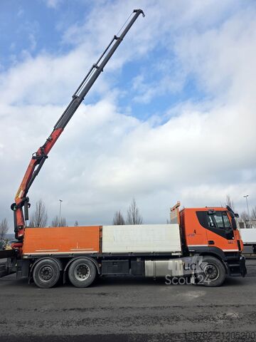 Automobilis ar plakanu platformu IVECO Stralis 460 6x2 Lenk&Lift Axe PK 18002