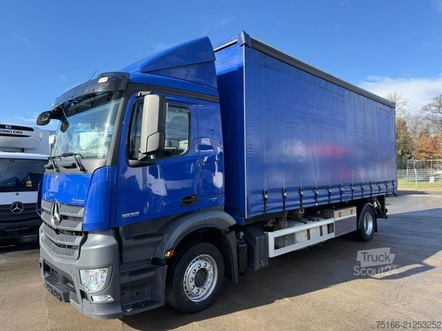 Камион с платформа MERCEDES-BENZ ANTOS 1833 L Pritsche*SCHIEBE*AHK*Vorr. Stapler