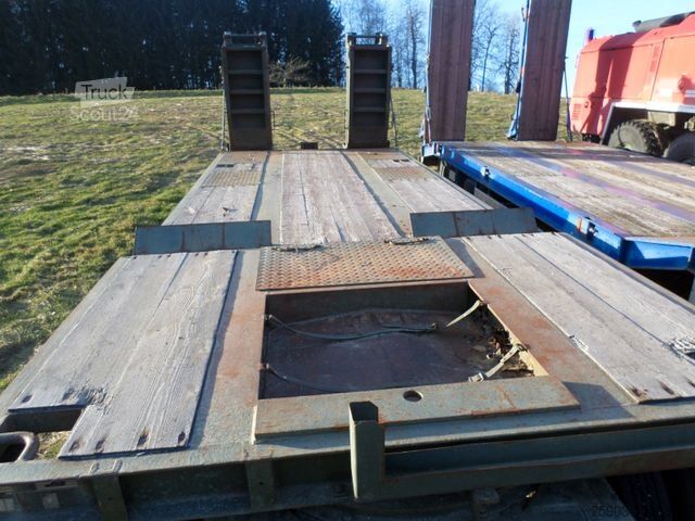 Low loader trailer KÄSSBOHRER 3 Achs Kässbohrer Tieflader  16 to Nutzlast