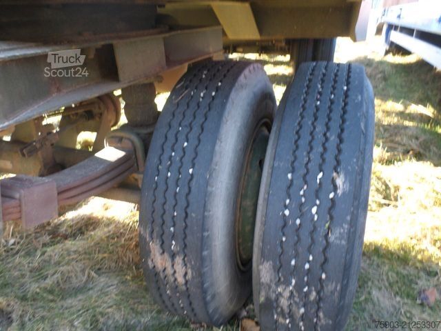 Low loader trailer KÄSSBOHRER 3 Achs Kässbohrer Tieflader  16 to Nutzlast