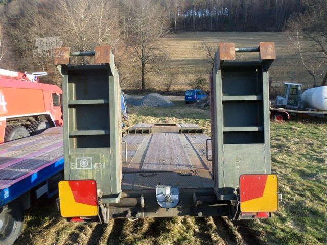 Low loader trailer KÄSSBOHRER 3 Achs Kässbohrer Tieflader  16 to Nutzlast
