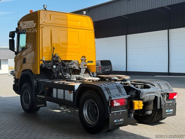 Standard trekkvogn SCANIA G450 XT 4x4 Euro 6 SZM Kipphydraulik Blatt /Luft