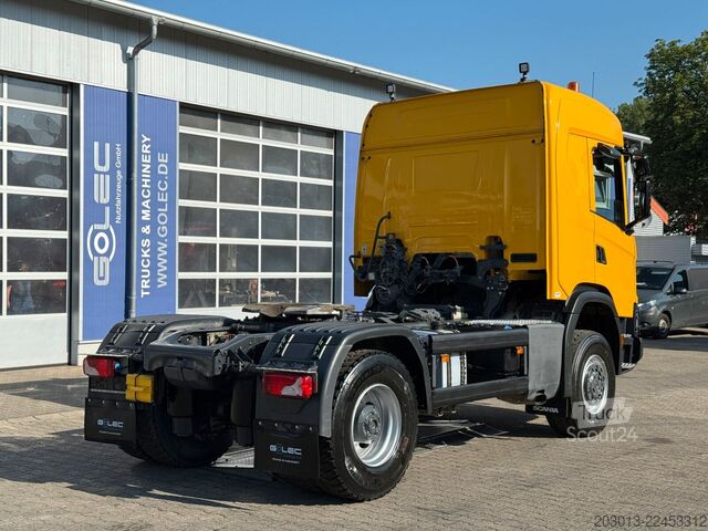 Standard trekkvogn SCANIA G450 XT 4x4 Euro 6 SZM Kipphydraulik Blatt /Luft
