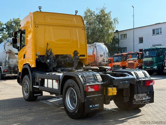 Standard trekkvogn SCANIA G450 XT 4x4 Euro 6 SZM Kipphydraulik Blatt /Luft