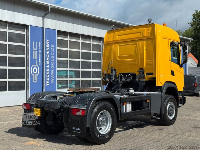 Standard trekkvogn SCANIA G450 XT 4x4 Euro 6 SZM Kipphydraulik Blatt /Luft
