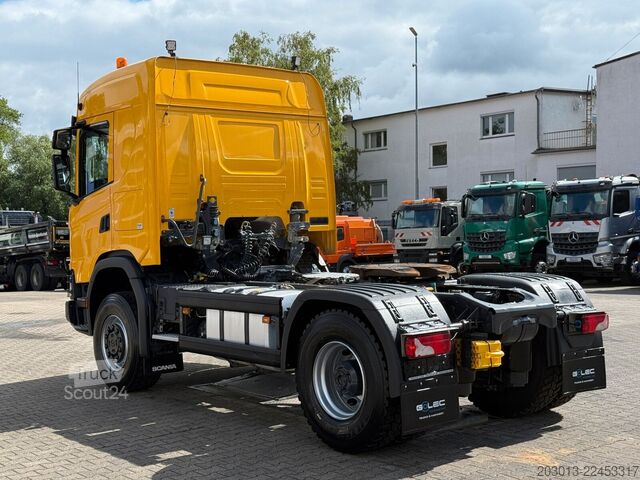 Standard trekkvogn SCANIA G450 XT 4x4 Euro 6 SZM Kipphydraulik Blatt /Luft