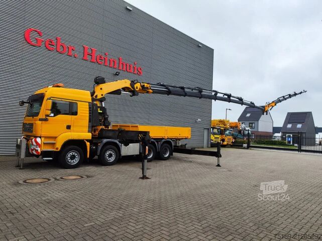 Darus teherautó MAN TGA 35.480 8x4 Palfinger PK 85002 Jip Winch