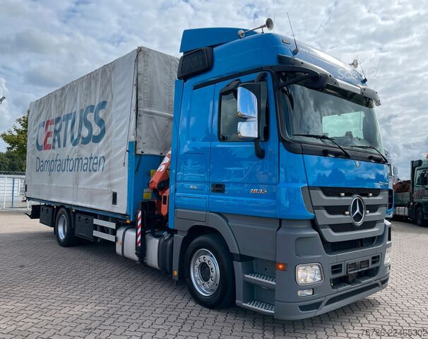 Żuraw samochodowy MERCEDES-BENZ Actros 1832 LL/MP3/Atlas 126.3 Funk/AC/Retarder