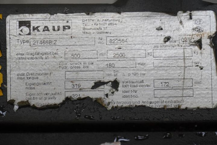 موزع شوك الفة KAUP KAUP 2T466BIZ, Breite 1150 mm