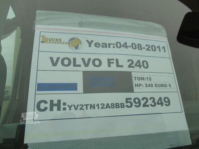 Mala Volvo FL 240 + 12t + euro 5 + lift