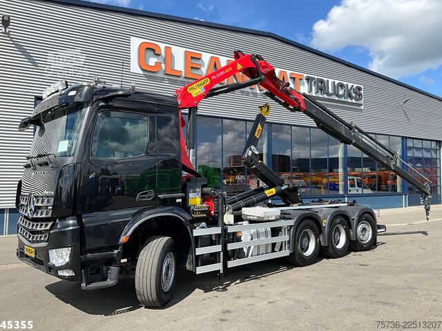Система крюкообразных рычагов Mercedes-Benz Arocs 3540 8x4 Euro 6 Palfinger 19 Tonmeter laa...