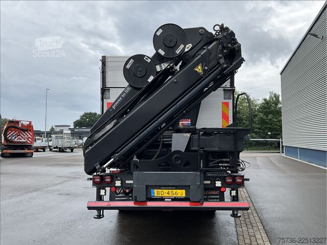 Camion-benne avec grue DAF FAX CF 480 Euro 6 HMF 21 Tonmeter laadkraan