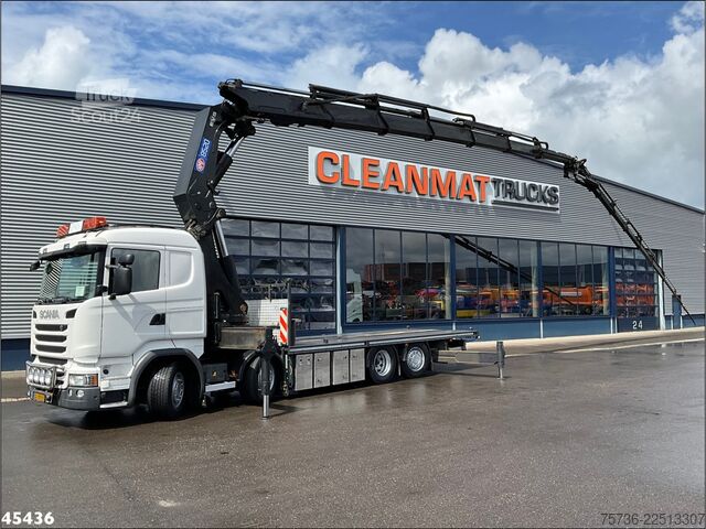 Kamion sa kranom Scania R490 8x2 Euro 6 Retarder HMF 85 Tonmeter laadkr...