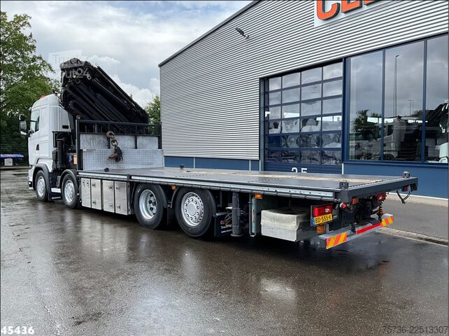 Kamion sa kranom Scania R490 8x2 Euro 6 Retarder HMF 85 Tonmeter laadkr...