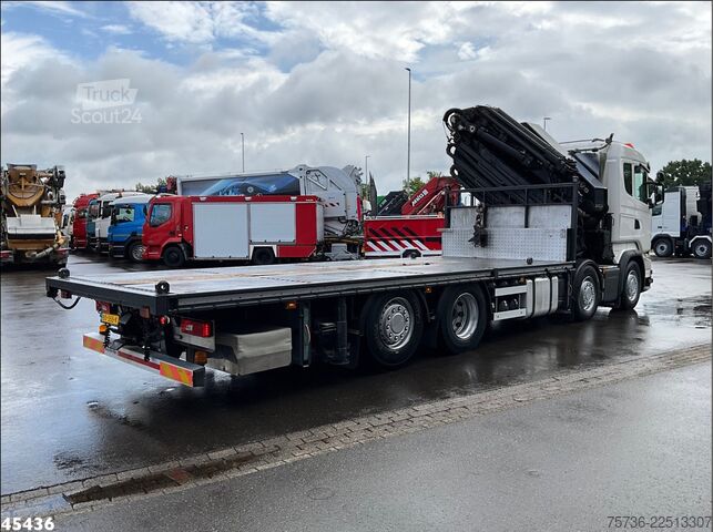 Kamion sa kranom Scania R490 8x2 Euro 6 Retarder HMF 85 Tonmeter laadkr...