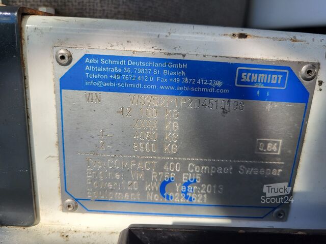 Yol süpürme aracı Schmidt Cleango 500
