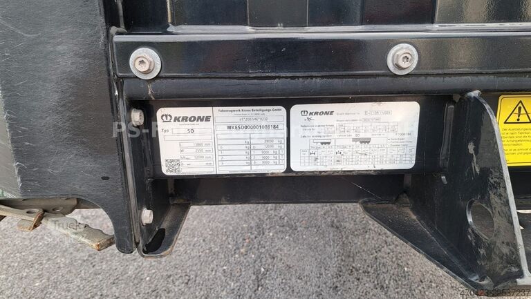 Semi-remorque bâchée KRONE Profi Liner SDP 27 eLB50-CS*LiftA*Edscha*LaSiZer