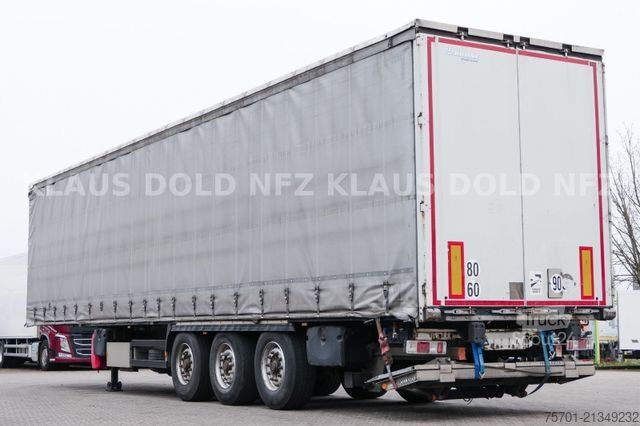 Semi-reboque aberto com lona KRONE SD Pritsche Plane Liftachse Edscha