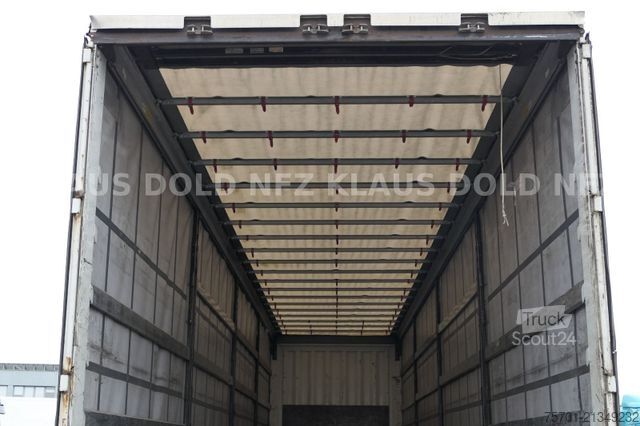 Semi-reboque aberto com lona KRONE SD Pritsche Plane Liftachse Edscha