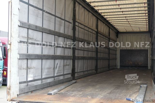 Semi-reboque aberto com lona KRONE SD Pritsche Plane Liftachse Edscha
