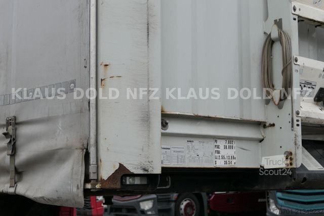 Semi-reboque aberto com lona KRONE SD Pritsche Plane Liftachse Edscha
