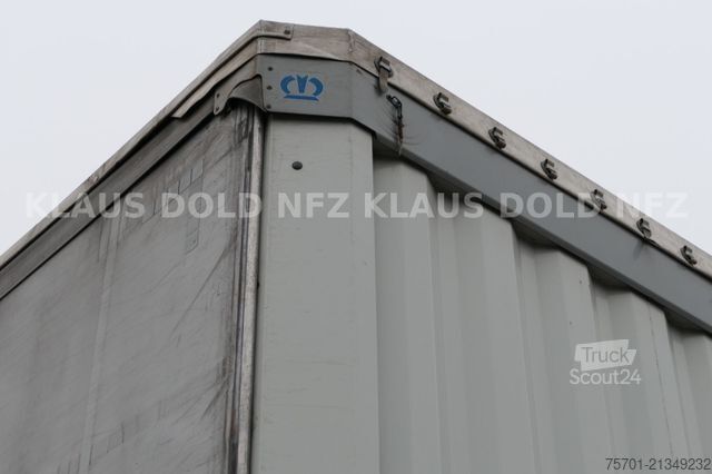 Semi-reboque aberto com lona KRONE SD Pritsche Plane Liftachse Edscha