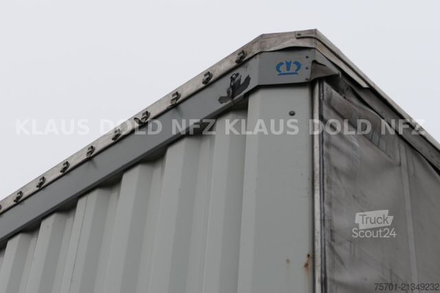 Semi-reboque aberto com lona KRONE SD Pritsche Plane Liftachse Edscha