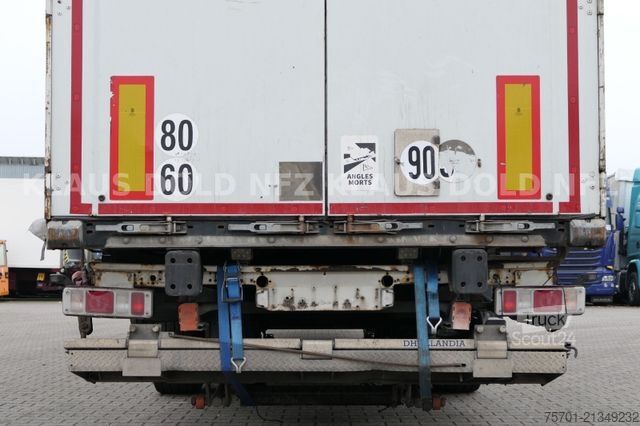 Semi-reboque aberto com lona KRONE SD Pritsche Plane Liftachse Edscha