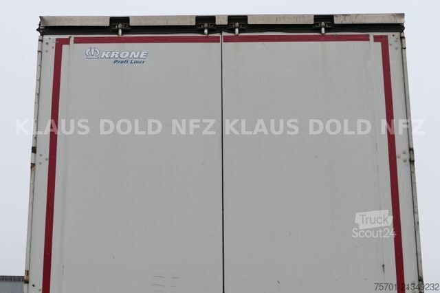 Semi-reboque aberto com lona KRONE SD Pritsche Plane Liftachse Edscha