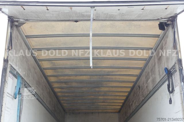 Camião plataforma com lona VOLVO FE 300 Koffer XL-Tank LBW Euro 5