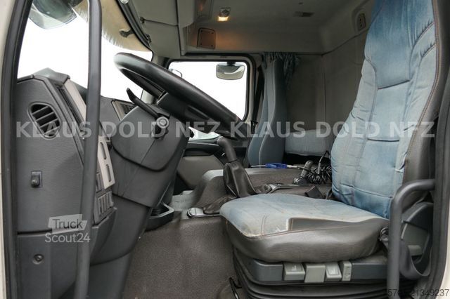 Camião plataforma com lona VOLVO FE 300 Koffer XL-Tank LBW Euro 5