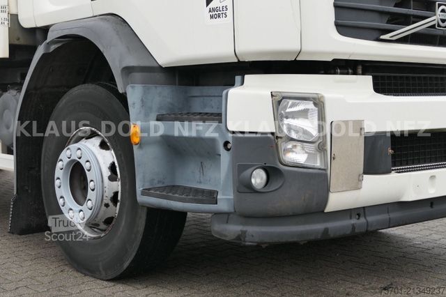 Camião plataforma com lona VOLVO FE 300 Koffer XL-Tank LBW Euro 5