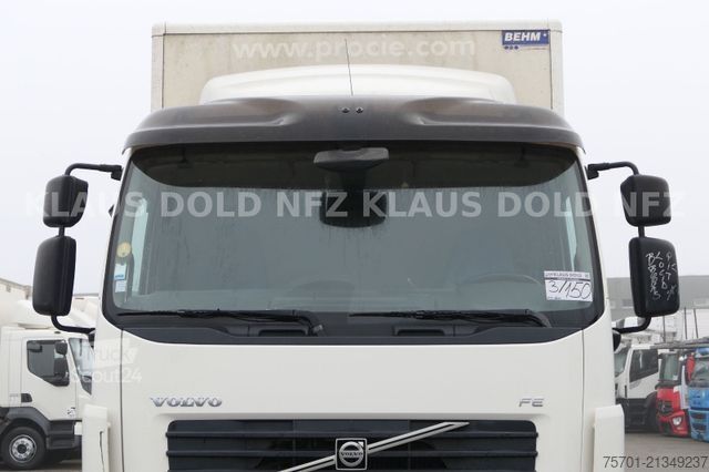 Camião plataforma com lona VOLVO FE 300 Koffer XL-Tank LBW Euro 5
