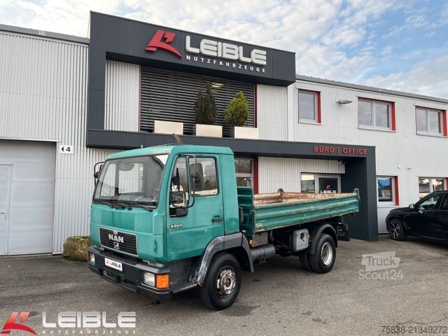 Furgón volquete MAN 8.224LE*Meiller-Aufbau*Analog-Tacho*L2000*