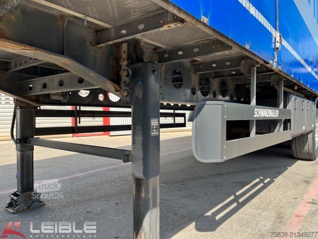 Auflieger mit Pritsche & Plane SCHWARZMÜLLER S1*Curtain Quickslider*Lift-Lenkachse*Getränke*