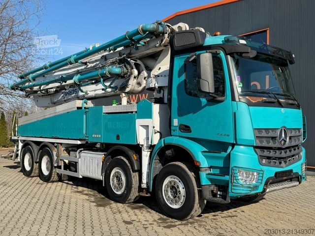 Betonpumpen-LKW MERCEDES-BENZ AROCS 4445 8x4 EURO6 Betonpumpe SERMAC 5RZ46