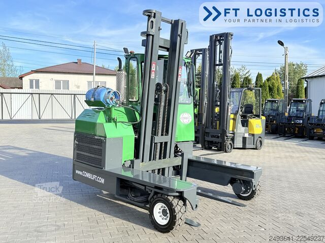 Carretilla retráctil de 4 vías Combilift C4000 GAS DUPLEX 4350 FREE-LIFT POSITION