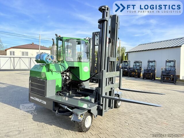 Carretilla retráctil de 4 vías Combilift C4000 GAS DUPLEX 4350 FREE-LIFT POSITION