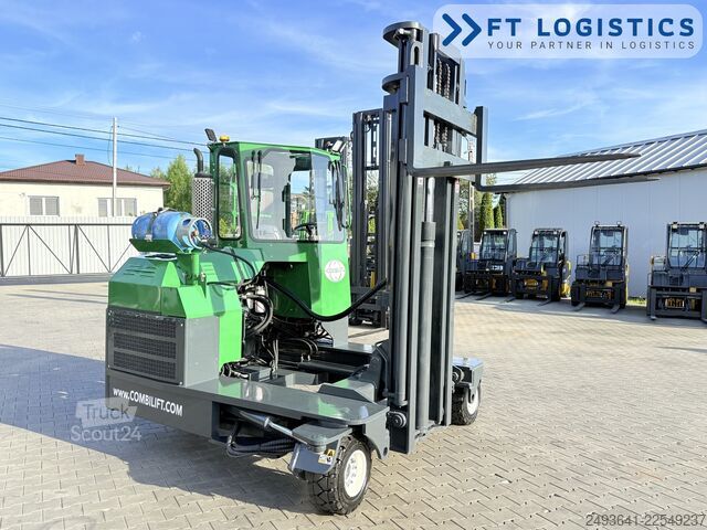 Carretilla retráctil de 4 vías Combilift C4000 GAS DUPLEX 4350 FREE-LIFT POSITION
