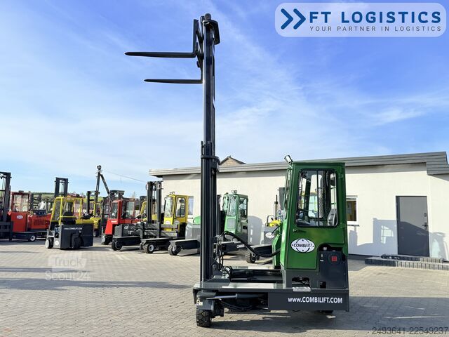 Carretilla retráctil de 4 vías Combilift C4000 GAS DUPLEX 4350 FREE-LIFT POSITION