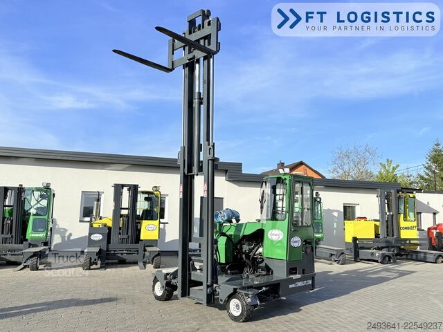Carretilla retráctil de 4 vías Combilift C4000 GAS DUPLEX 4350 FREE-LIFT POSITION