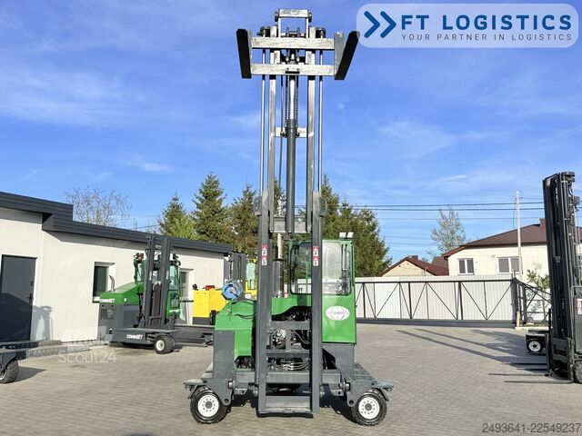 Carretilla retráctil de 4 vías Combilift C4000 GAS DUPLEX 4350 FREE-LIFT POSITION