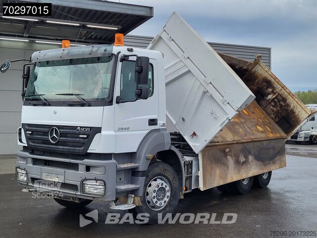 Kipper Mercedes Axor 2640 6X4 10m3 Meiller Tipper Steelsuspensi...