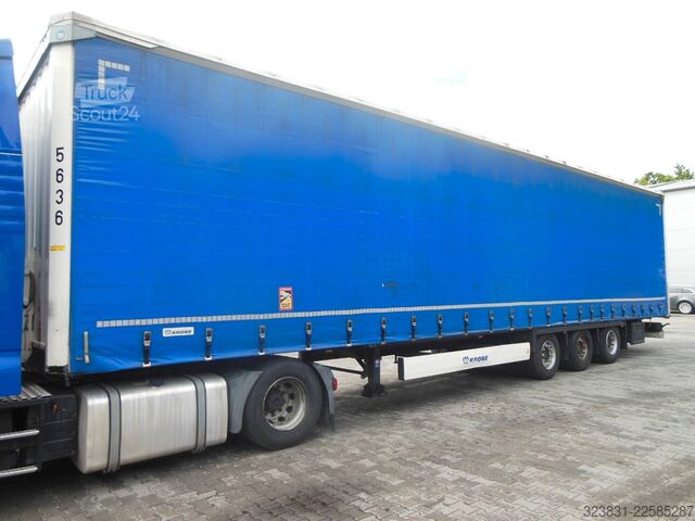 Otvorena poluprikolica sa ceradom KRONE SD, LOWDECK, LIFTACHSE