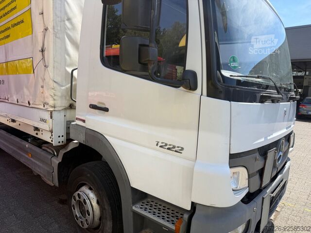 Kamion sa ravnom platformom i ceradom MERCEDES-BENZ 1222 Atego neue Kupplung , Batterien , LBW 1 Hd
