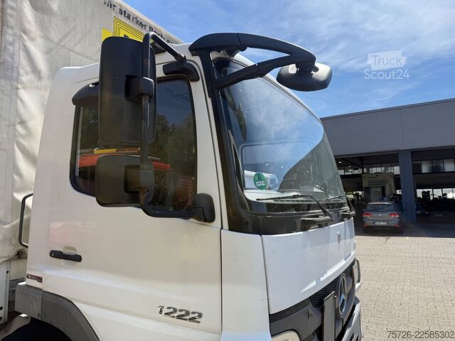 Kamion sa ravnom platformom i ceradom MERCEDES-BENZ 1222 Atego neue Kupplung , Batterien , LBW 1 Hd