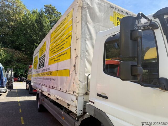 Kamion sa ravnom platformom i ceradom MERCEDES-BENZ 1222 Atego neue Kupplung , Batterien , LBW 1 Hd